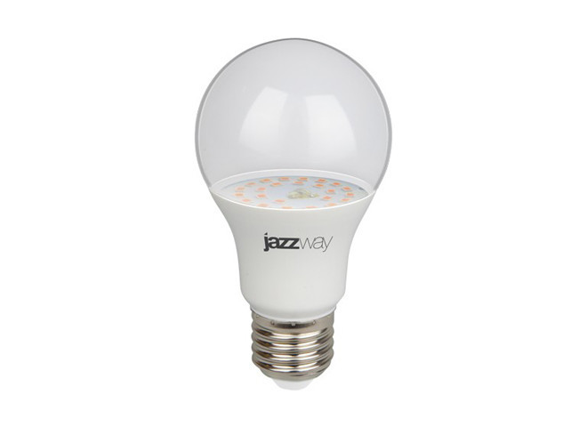 Jazzway Лампа для растений (прозрачное стекло) PPG A60 Agro 9w E27 IP20
