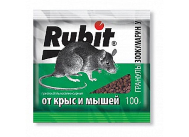 Рубит ЗООКУМАРИН+ гранулы 100г У сырный