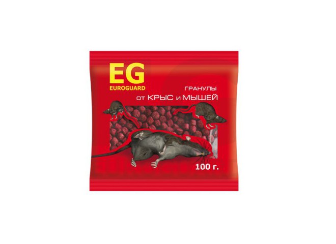EUROGUARD гранулы от крыс и мышей 100 г