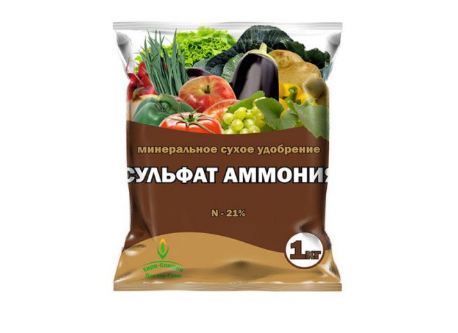 Сульфат аммония - N 21% пакет 1 кг